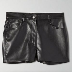 Wilfred Melina Short High Waist Vegan Leather